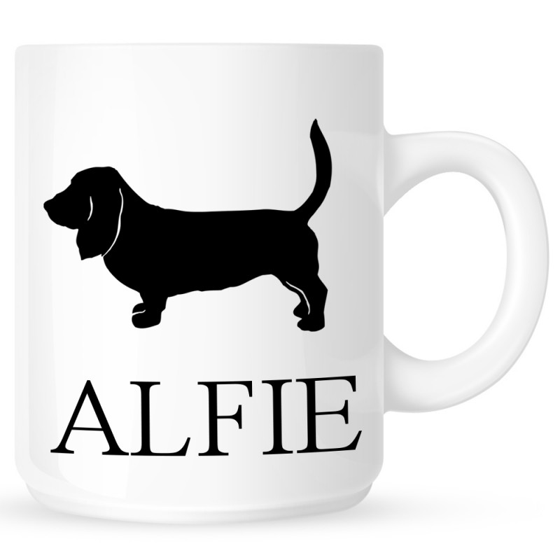 Personalised Basset Hound Coffe Mug