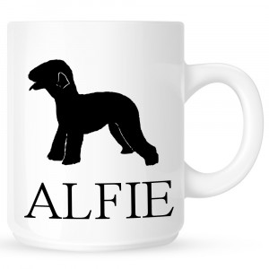 Personalised Bedlington terrier Coffe Mug