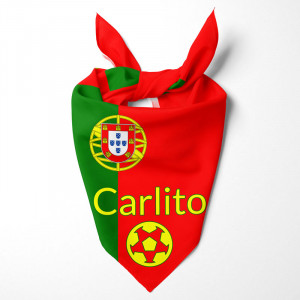 Bandanka z Flagą Portugalii
