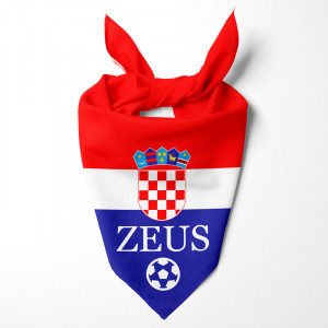 Bandanka z Flagą Chorwacji