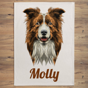 Border Collie Blanket