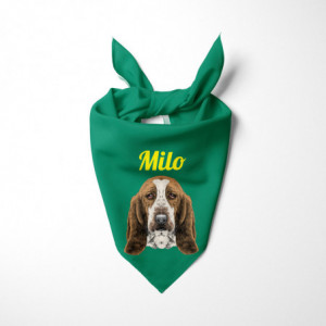 Basset Hound Dog Bandana