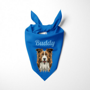 Border Collie Dog Bandana