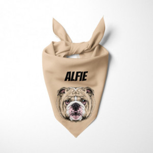 English Bulldog Dog Bandana